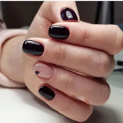Black Bling Nails | Black and Pearl Nails | The Nailest