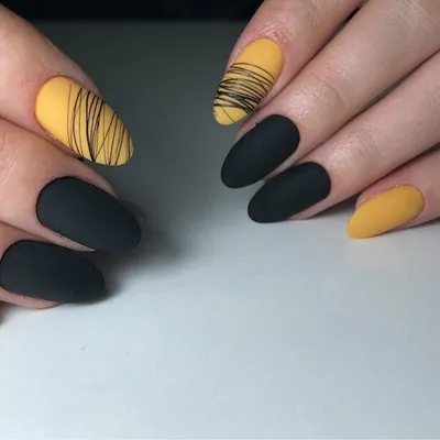 Сверхдлинные черные матовые накладные ногти | AliExpress