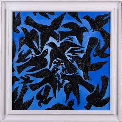 Чёрные птицы сожрали» — создано в Шедевруме