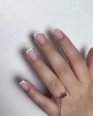 Маникюр Чёрный френч на миндаль | Nails, Beauty