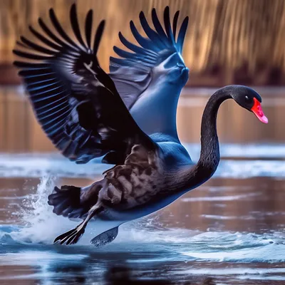 Черный лебедь - птица атипод | Природа Карелии | Дзен