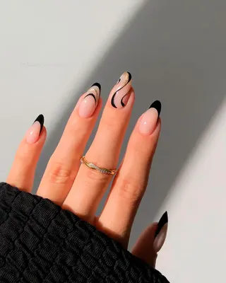 359 отметок «Нравится», 0 комментариев — Идеи Маникюра💅Мк💅Nailart💅  (@omega__nails) в Instagram: «Черный🖤 Оцени под… | Дизайнерские ногти,  Ногти, Деловой маникюр