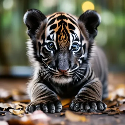 В Индии сфотографировали редкого черного тигра - фото
