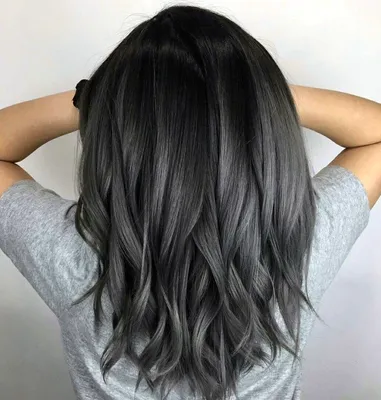 Март 2023 (+74 фото)Черный пепельный цвет волос | Grey ombre hair, Silver  ombre hair, Pretty gray hair