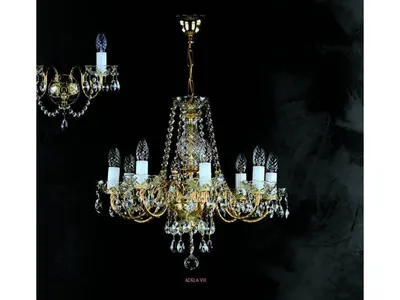 Потолочная чешская хрустальная люстра для зала, спальни на 6 лампочек JASNA  - 500 (ID#1194769527), цена: 26000 ₴, купить на Prom.ua