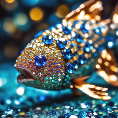 Волшебная рыба, чешуя рыбы из …» — создано в Шедевруме