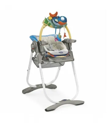 Chicco - Polly Magic Relax High Chair With Toy Bar - Moonstone