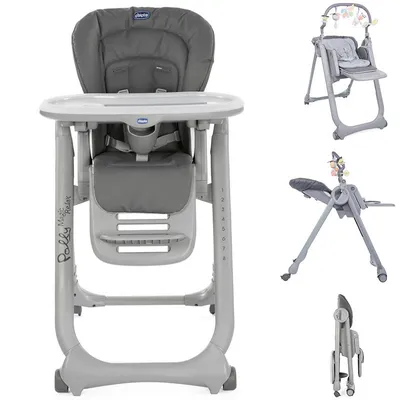 Chicco Polly Magic Relax Highchair Graphite – Kings Baby Shop