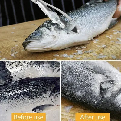 Чистка для Рыба Fish Scales WIPER CLEANING | Чистилка Рыбы от Чешуи | Нож  для Чистки Рыбы — Купить на BIGL.UA ᐉ Удобная Доставка (1283547452)
