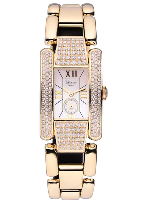 Золотые женские часы Chopard с бриллиантами