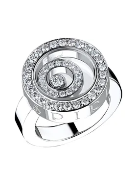 Кольцо Chopard Happy Spirit White Gold Diamonds Ring 82/5422 (16607) купить  в Москве, выгодная цена - ломбард на Кутузовском