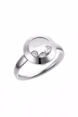 ᐈ【Кольцо Chopard Happy Diamonds 18k white gold and diamonds 829562-1010】 —  Купить ювелирные изделия Шопар