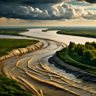 Дельта реки волга» — создано в Шедевруме