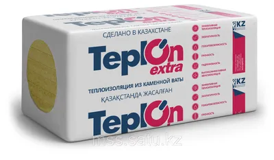 Минвата, минплита, базальтовая вата каменная вата Teplon Extra: продажа,  цена в Шымкенте. Минеральная вата от \"ТОО \"Teplon Extra\"\" - 51800577