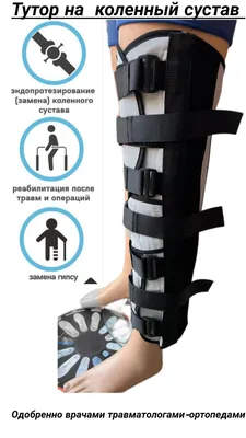 Тутор на коленный сустав Ottobock иммобилизирующий под углом 0° Genu  Immobil 8060-7 купить в интернет-магазине Ortix