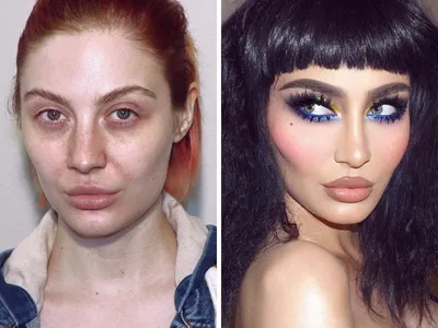 Блогерша с внешностью мистера Бина показала лицо с макияжем и удивила  фанатов: Явления: Ценности: Lenta.ru
