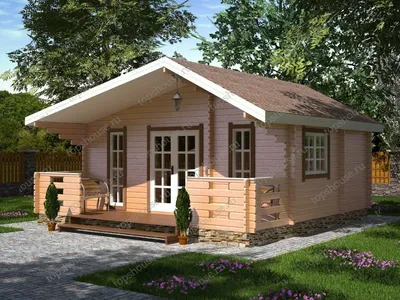 Дачный домик с верандой, цена в Севастополе от компании Модуль-Крым