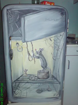 Рисунок на холодильник своими руками - 64 фото