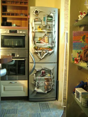 Декор холодильника - 64 фото