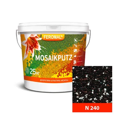 Aura Luxpro Mosaik M10 декоративная силиконовая штукатурка мозаика 1,0 мм  S125 15 кг (ID#1795933764), цена: 2085 ₴, купить на Prom.ua