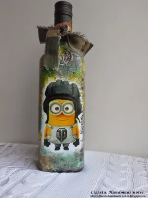 Декупаж бутылки №133140 - купить в Украине на Crafta.ua