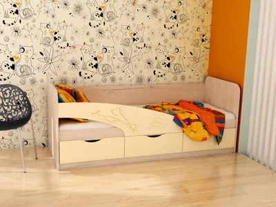 Детская кровать Дельфин-1 (1,6) купить в Санкт-Петербурге | Детская от  магазина Место Мебели