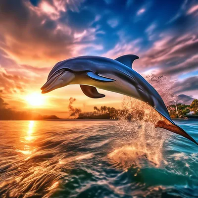 Дельфины на красивых фото и картинках