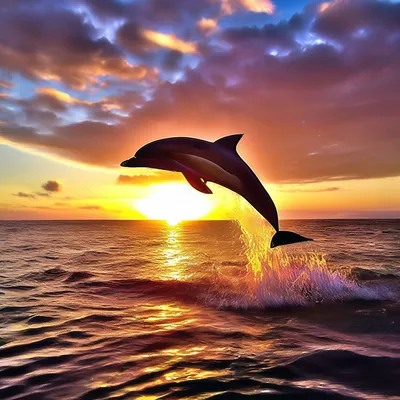 Фото Обои \"Дельфины на закате\" - Любой размер! Читаем описание!  (ID#1215899610), цена: 420 ₴, купить на Prom.ua