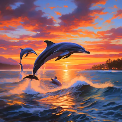 Круиз с дельфинами на закате - Lily Beach Gifts