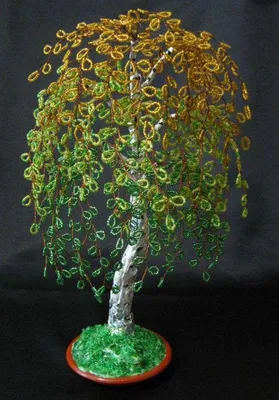 Дерево из бисера своими руками: 100 идей | Мама может все! | Дзен