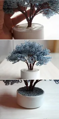 Деревья из бисера поэтапно своими руками (140 фото): учимся делать красивые  деревья по схемам для начинающих