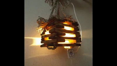 Светильник из дерева своими руками. How to Make Lamp of wood. - YouTube