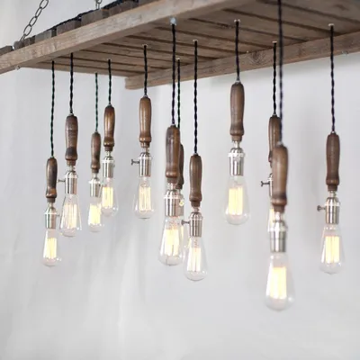 Дизайнерские светильники из дерева: фото люстр, бра, настольных ламп | Блог  DG-HOME.RU