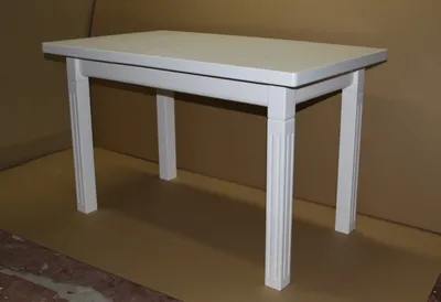 Купить деревянный раскладной кухонный стол Классик, белый Киев недорого