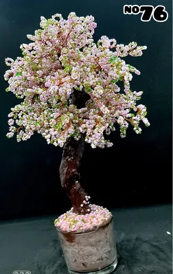 дерево из бисера пошаговое фото, дерево счастья Amelica