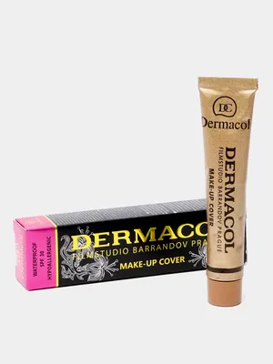 Тональный крем Dermacol Make-up Cover, набор 6 в 1-Пудра, румяна, 3 тональных  крема (210, 211, 212) и кисть-щеточка | Купить в интернет-магазине  master-energo.biz.ua