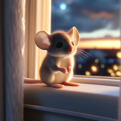 Фото Детеныш летучей мыши среди обычных мышат, art by Camelid