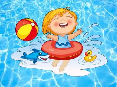 Счастливые активные дети плавают в бассейне и игре под водой Стоковое  Изображение - изображение насчитывающей потеха, люди: 45381415