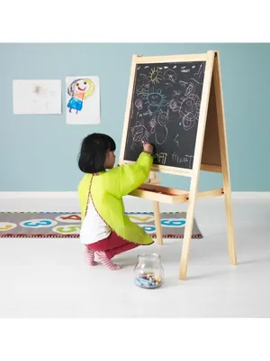 Доска для рисования детская TOPBRIGHT маркерная меловая магнитная купить по  цене 7990 ₽ в интернет-магазине Детский мир