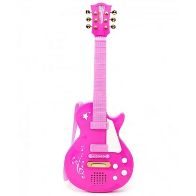 Детская рок-гитара, розовая, Simba, 6830693 купить в интернет магазине  детских игрушек ToyWay