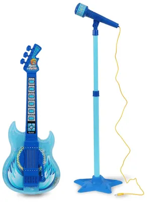 Детская музыкальная гитара с микрофоном — купить в интернет-магазине по  низкой цене на Яндекс Маркете