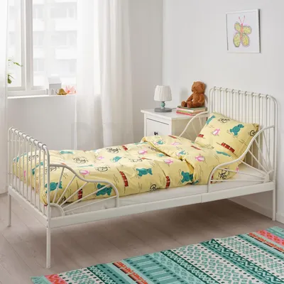 Купить Кровать детская MINNEN 693.237.57 IKEA (ИКЕА МИННЕН) ᐈ DODOMY ᐈ в  УКРАИНЕ