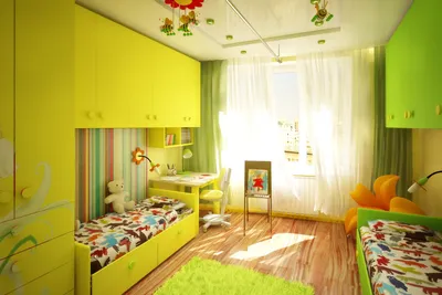Детская комната для двух разнополых детей