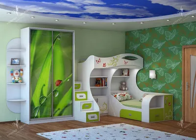 Ремонт детской комнаты для двоих в Санкт-Петербурге