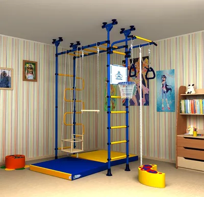 ≡ ➤ Подборка спортивно-игровых комплексов в детской комнате ⋆ Фабрика  мебели «Mamka™» ᐈ Эксперт детского пространства