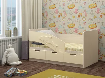 Кровать детская \"Дельфин\" (80*190) купить в Новосибирске