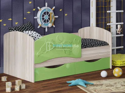Детская кровать \"Дельфин\" 80х190 см купить в Екатеринбурге -