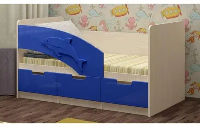 Детская кровать Дельфин 1800 06.223, Дуб Линдберг/Оранжевый металлик купить  за 13 920 ₽ в Екатеринбурге