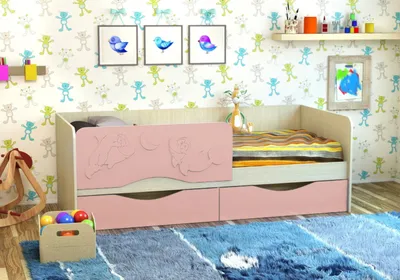 Детская кровать Дельфин / Мебельная фабрика «МиФ», г. Пенза