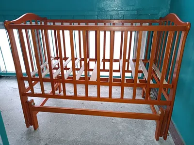 Детская кроватка-качалка Лель-Кубаньлесстрой Ромашка (колесо-качалка)  купить в Сыктывкаре за 10 599 руб. с доставкой от официального дилера Boan  Baby